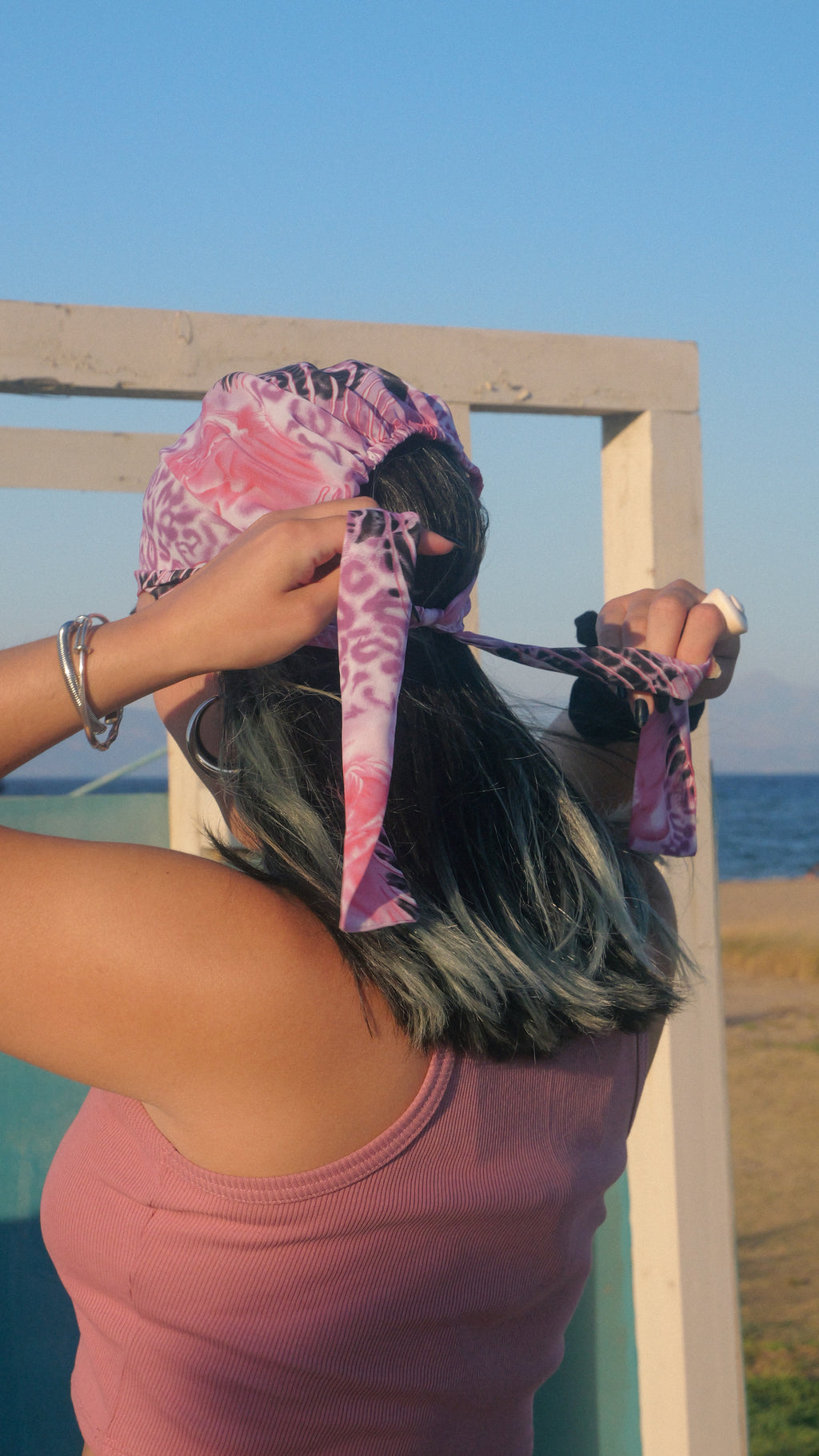 Crop top dusty rose