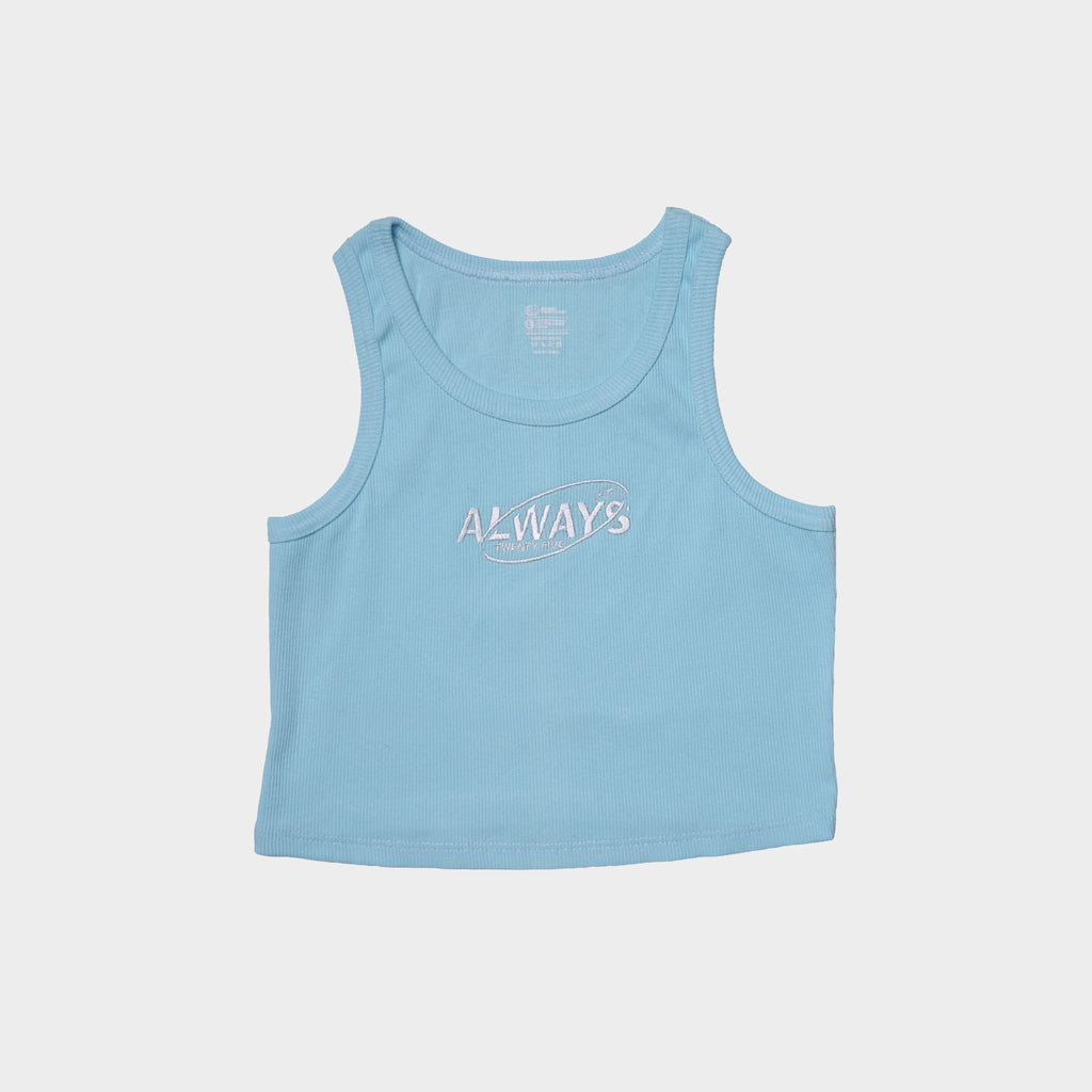 Crop top sky blue