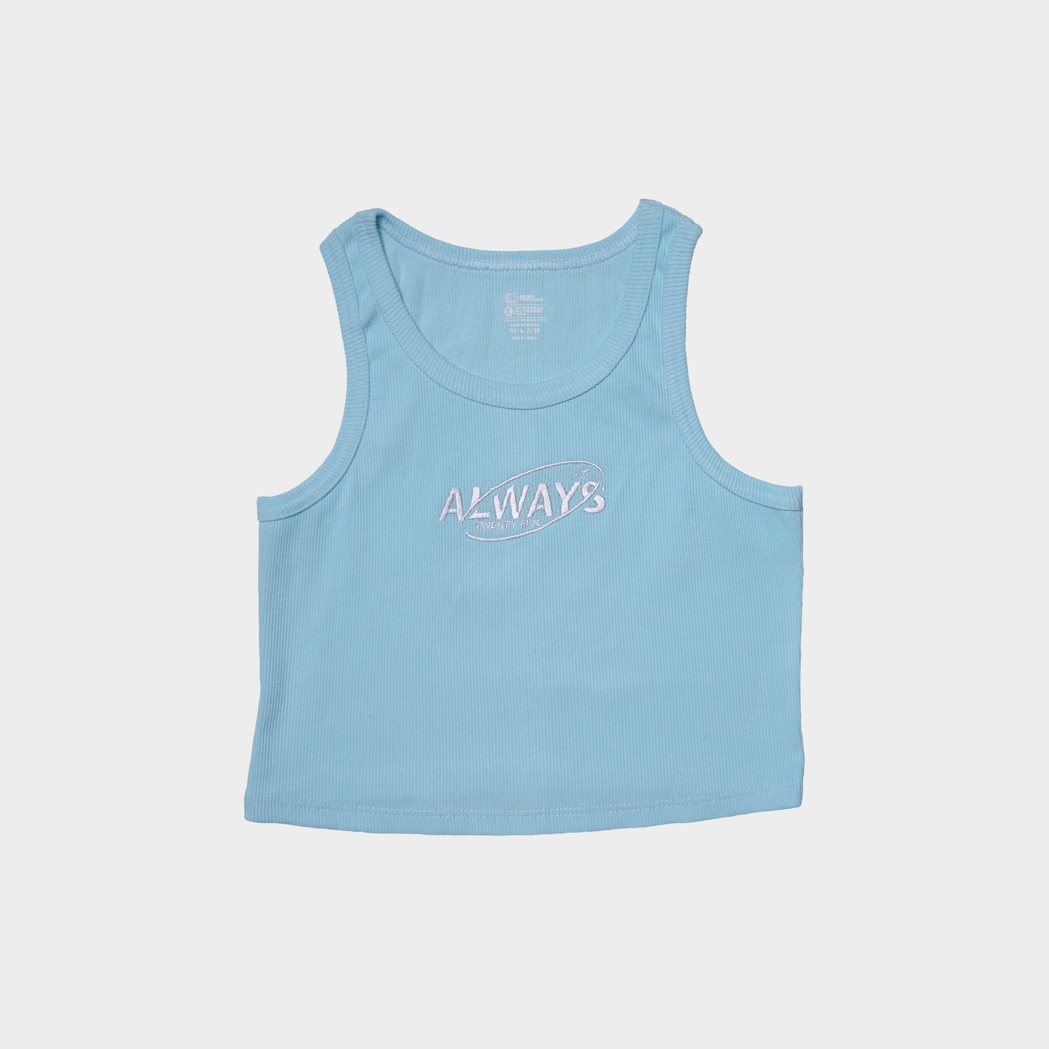 Crop top sky blue