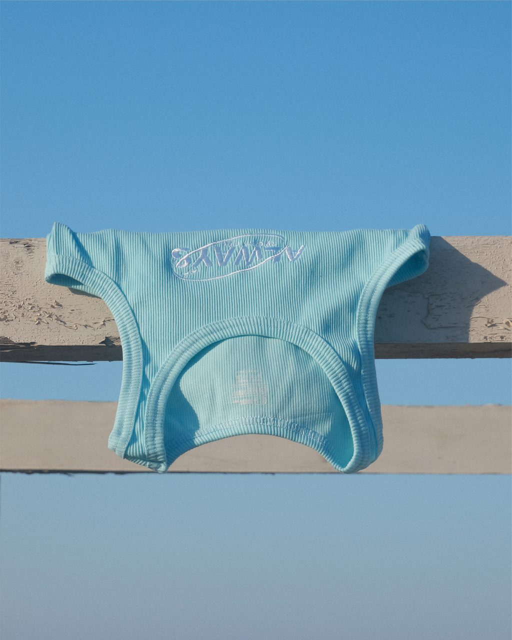 Crop top sky blue