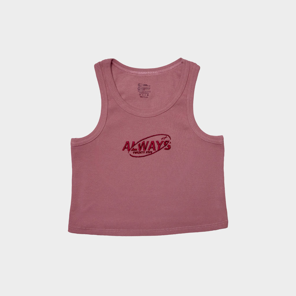 Crop top dusty rose