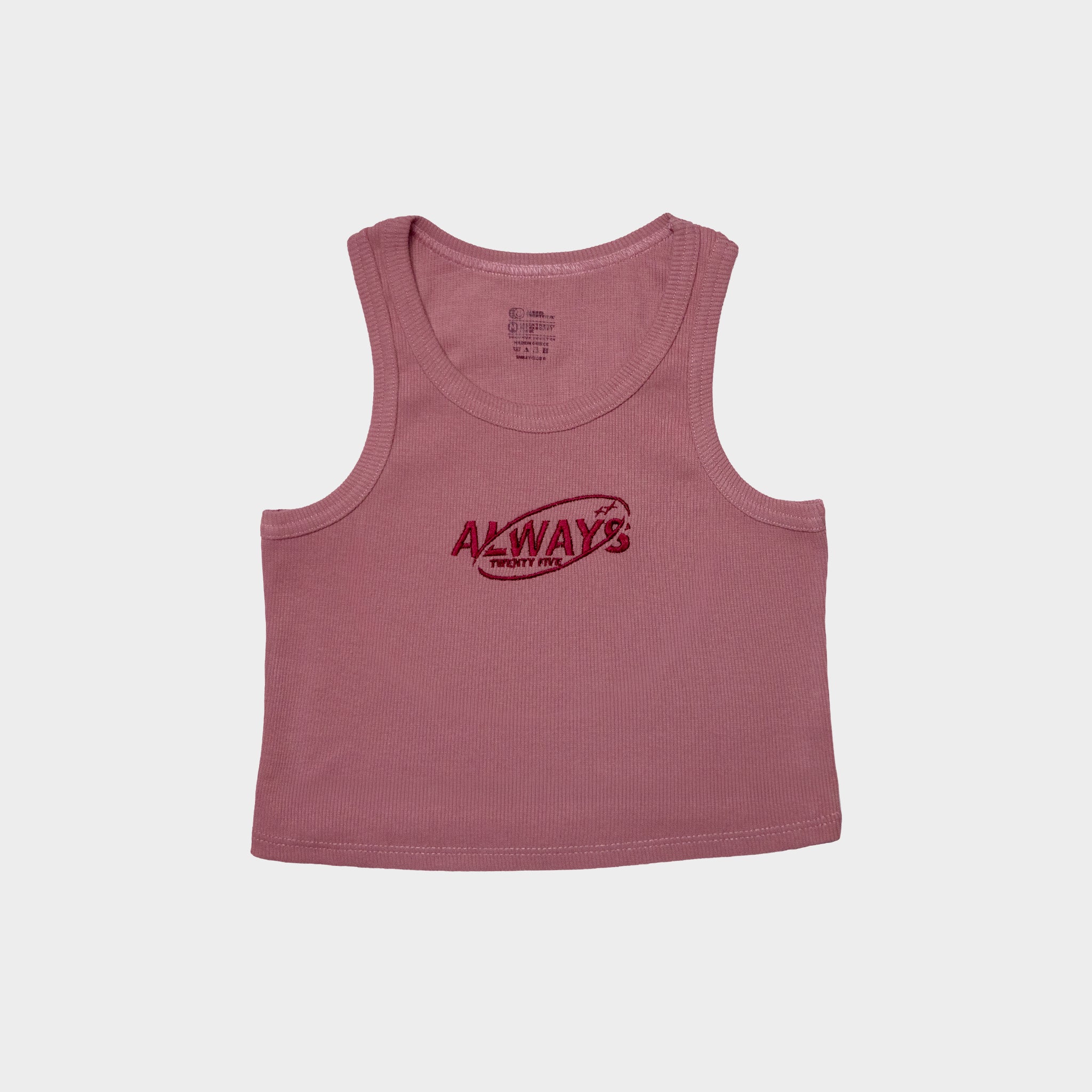 Crop top dusty rose